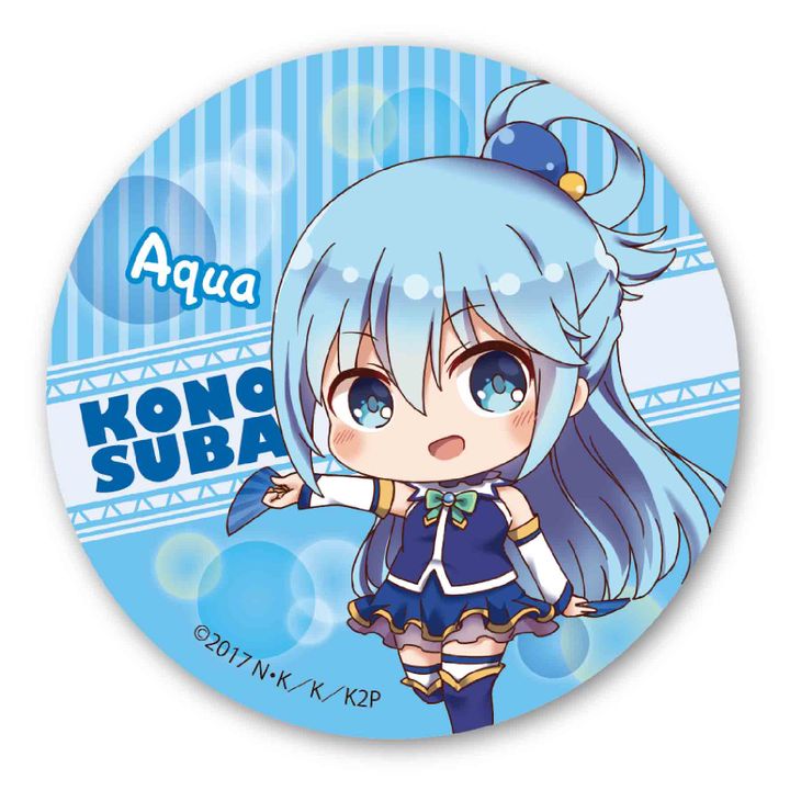 Kono Subarashii Sekai ni Shukufuku wo! 2 TEKUTOKO Can Badge Aqua