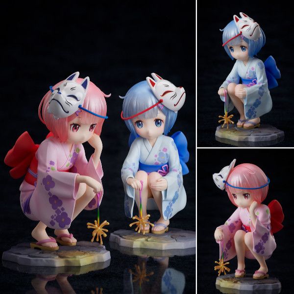 PVC Figure 1/7 Ram & Rem Childhood Summer Memories Ver. Kyou Hobby Shop