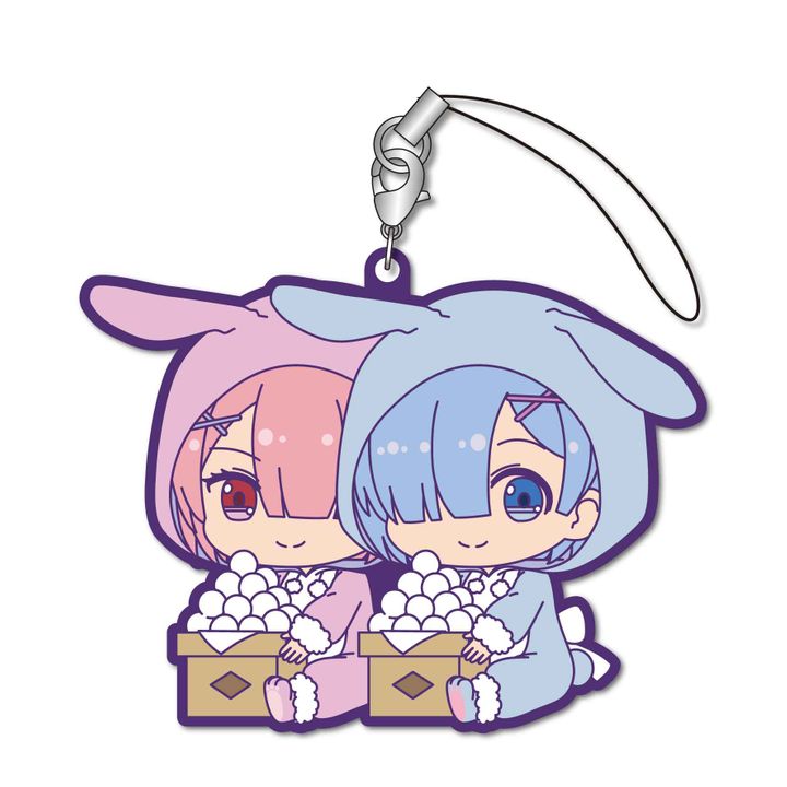ReZero kara Hajimeru Isekai Seikatsu Rubber Strap Tsukimi Ver. Ram
