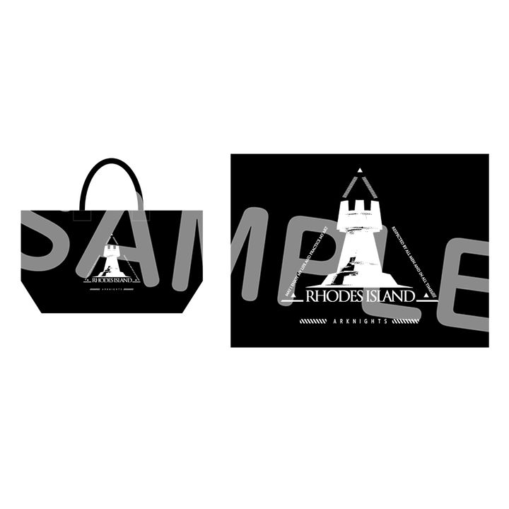 RHODES ISLAND BIG Zip Tote Bag Arknights 3rd Anniversary Kyou Hobby