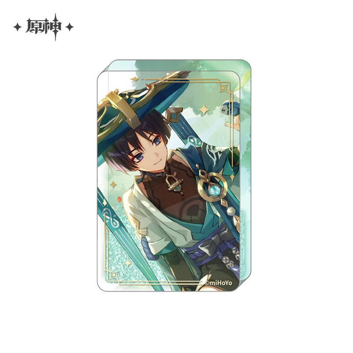 Wanderer Background Theme Acrylic Square (55x85mm) - Genshin Impact ...
