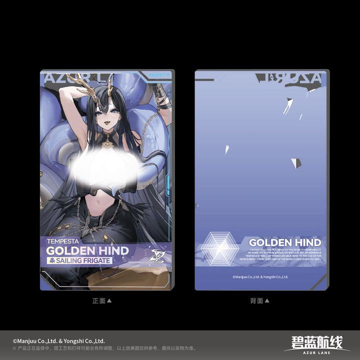 Golden Hind Tempesta and the Fountain of Youth Acrylic File Card