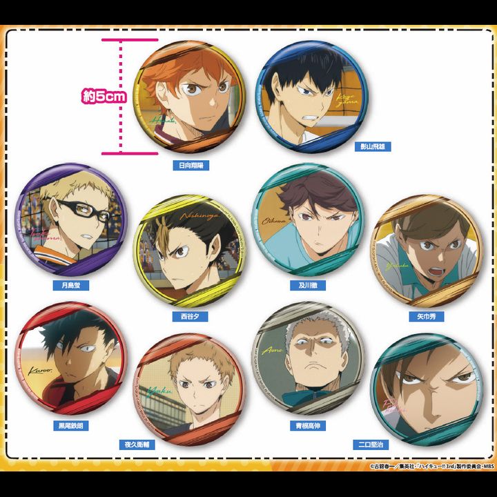 Haikyu Passion Can Badge 4 Set Of 10 Kyou Hobby Shop Haikyu Passion Can Badge 4 Set Of 10 Kyou Hobby Shop