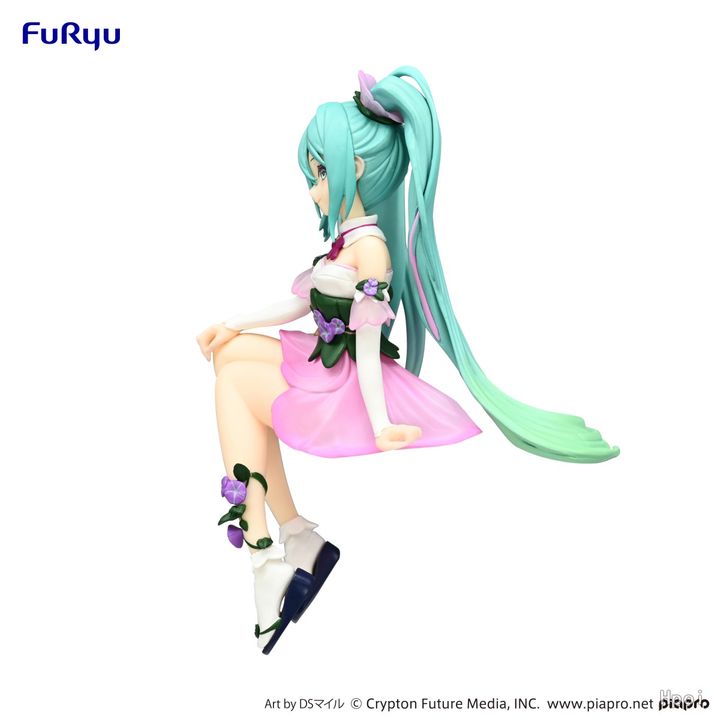 Noodle Stopper Figure Hatsune Miku - Flower Fairy Asagao Morning Glory Pink Color Ver. (14cm)