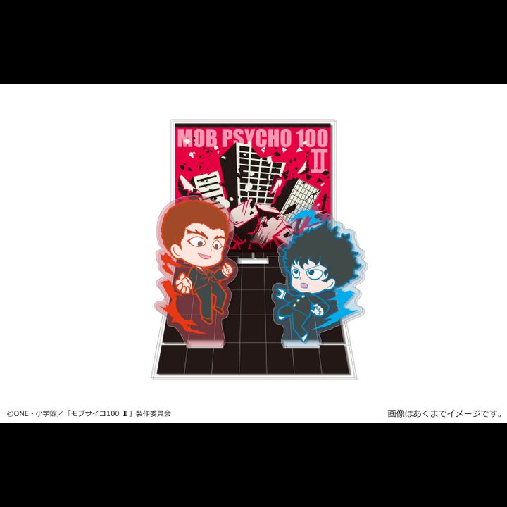 Mob Psycho 100 II Acrylic Diorama Stand Vol. 2 04 Mob & Suzuki Touichirou