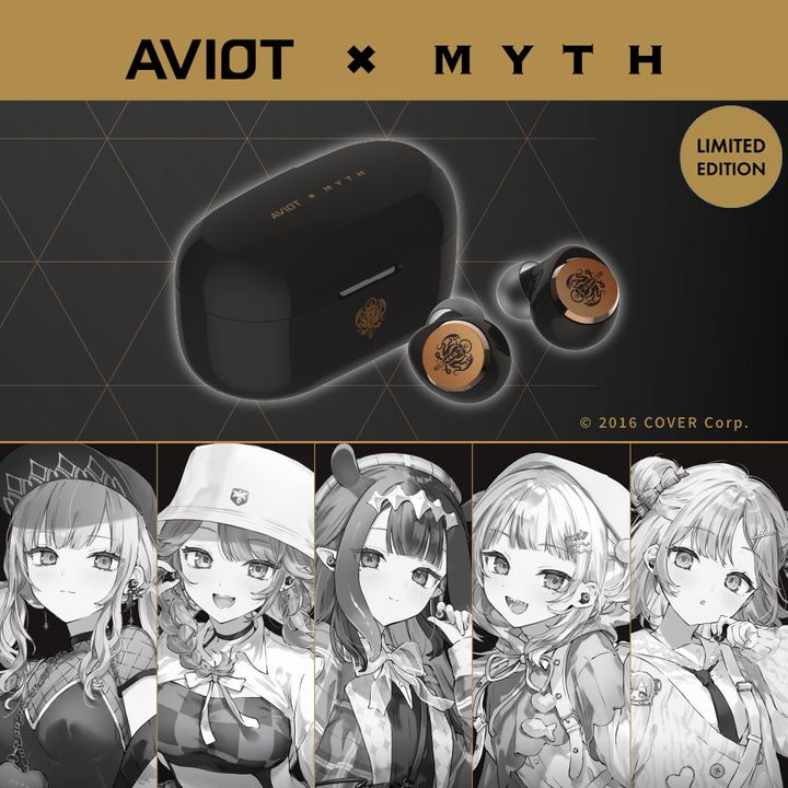 ホロライブ　Aviot x Myth 完全ワイヤレスイヤホン　ボイス有り　③ ホロライブ Aviot x Myth コラボ 完全ワイヤレスイヤホン ボイス