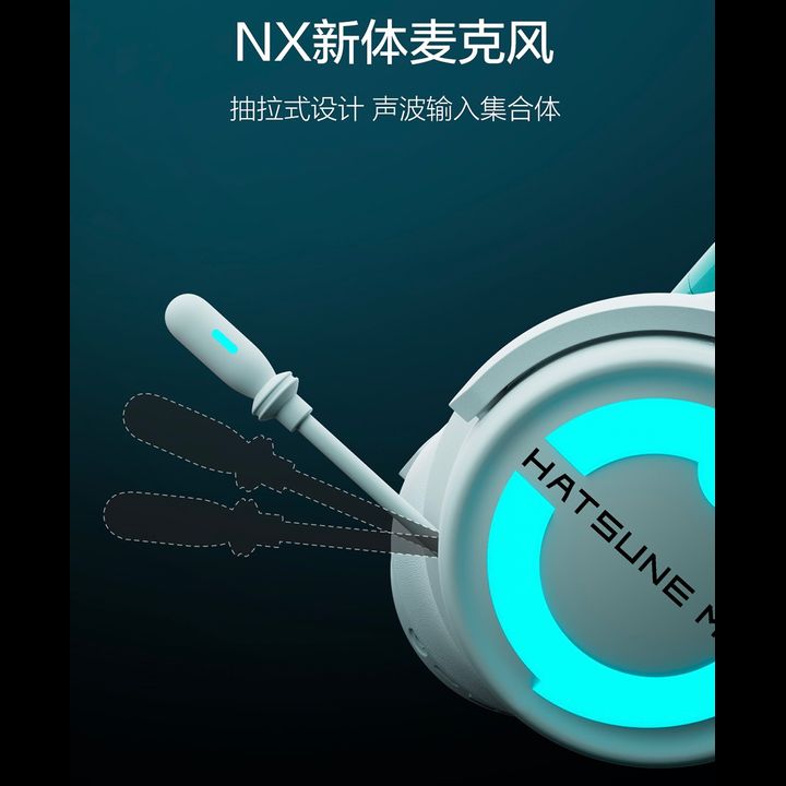 Limited Edition] YOWU x Hatsune Miku Cat Ear Headphone Vocaloid