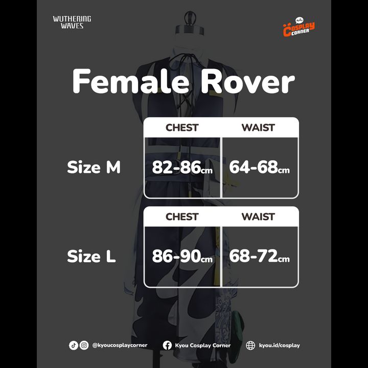 [Sell] Yuanjin Cos Female Rover Cosplay Costume Set - Wuthering Waves ...